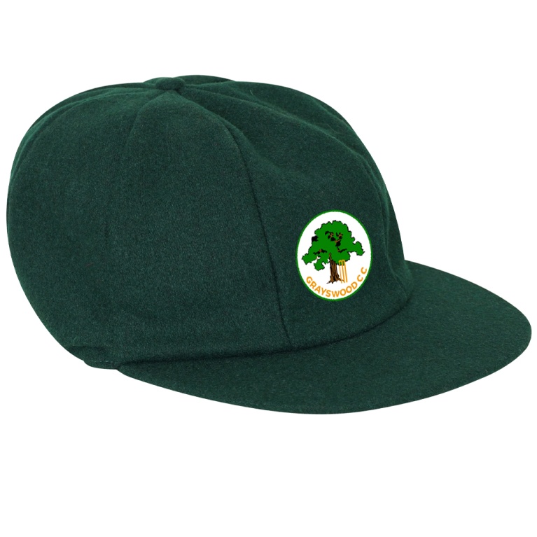 Baggy Cricket Cap - Bottle Green